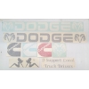 Image 1 : 8 ASST TRUCK DECALS DODGE CUMMINS ETC.