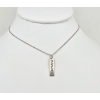 Image 1 : .925 SILVER 20" NECKLACE W/ DREAM PENDANT