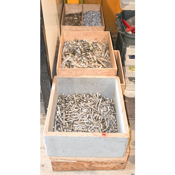 ASSORT. BOLTS, NUTS AND MORE