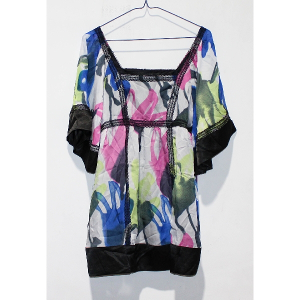 WOMEN'S PEPPE PELUSO BELL SLEEVE SHIRT SIZE L