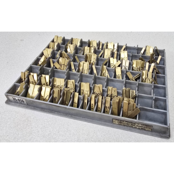 FULL SET MINI CONDENSED BLOCK LETTERS AND NUMBERS