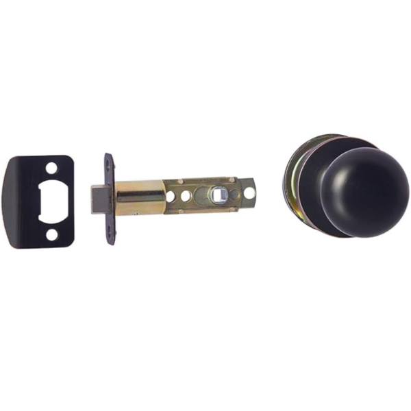 2 NEW PASSAGE DOOR KNOBS - CLASSIC OIL RUBBED BRONZE