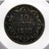 Image 2 : 1882 FINE NEWFOUNDLAND "H" SILVER 10 CENT