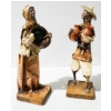 Image 1 : 2 PAPER MACHE FIGURINES 