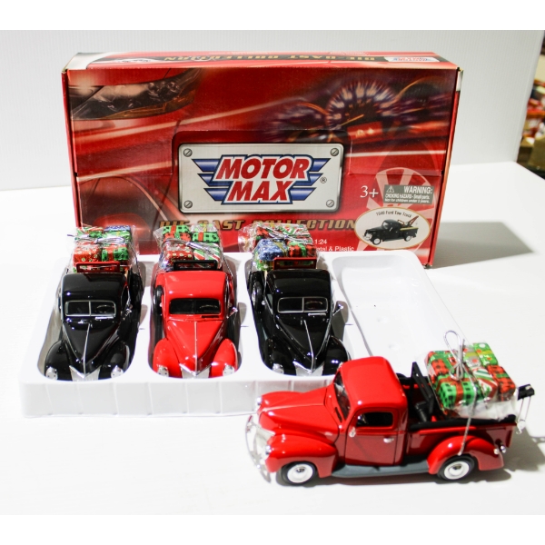 4 NEW 1940 FORD TOW TRUCKS MOTOR MAX DIECAST COLLECT.