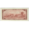 Image 2 : 1954 CANADIAN $2 DOLLAR BANKNOTE