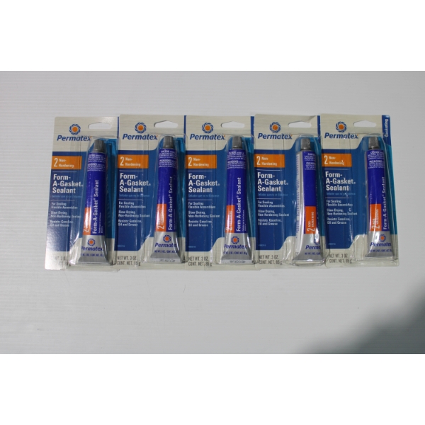 5 X 85G NEW PERMATEX FORM-A-GASKET SEALANT