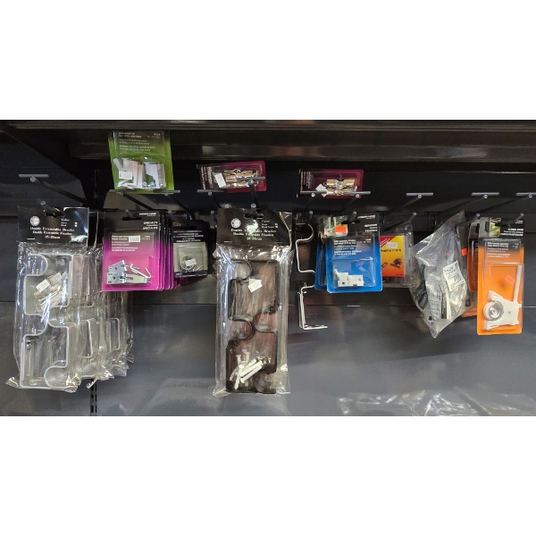 ASSORT. CLIPS, BRACKETS AND HARDWARE