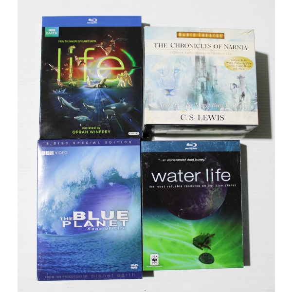 BBC EARTH - WATER LIFE BLU-RAY - BLUE PLANET DVD ETC.