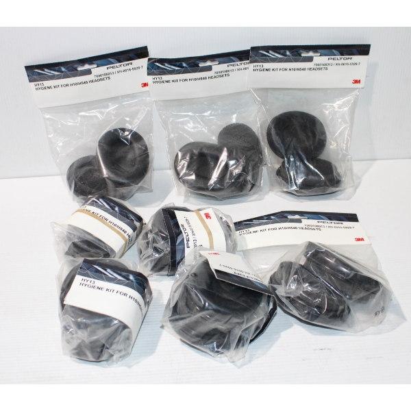 8 NEW PELTOR HY13 HYGIENE KIT HEADSETS FOR H10/H540