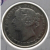 Image 2 : 1870 FINE+ NEWFOUNDLAND SILVER 20 CENT COIN