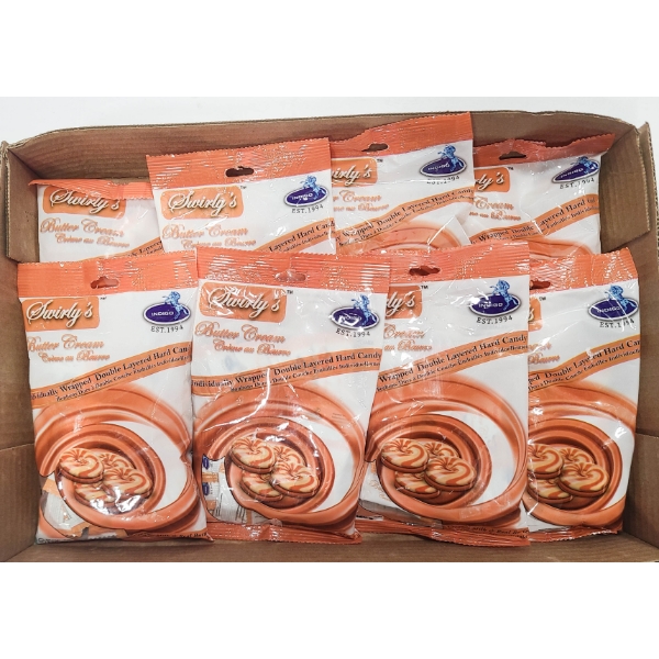 8 SWIRLY'S BUTTER CREAM CANDY