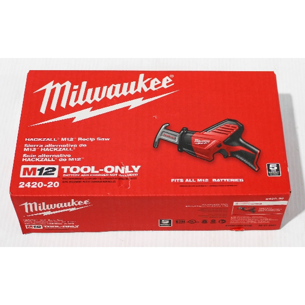 NEW MILWAUKEE M12 HACKZALL RECIP SAW