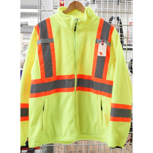 NEW TINGLEY FLEECE HIGH VIZ JACKET XL