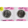 Image 1 : 1981 & 2002 P/C CANADA HALF DOLLARS