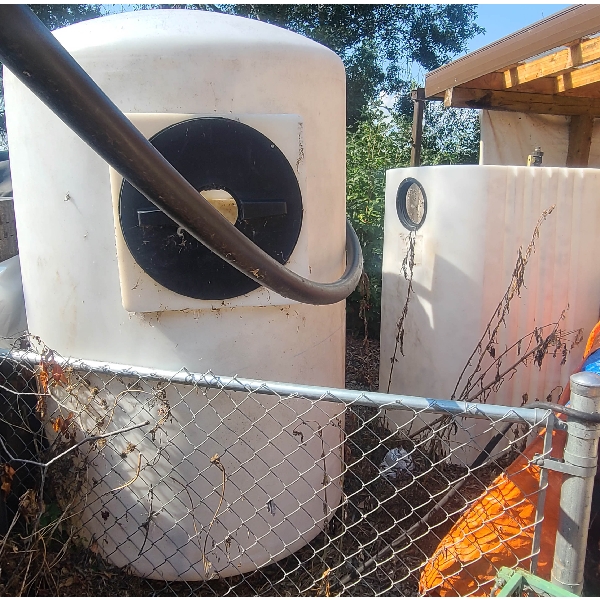 2 WATER STORAGE TANKS NORTCO PLASTICS 