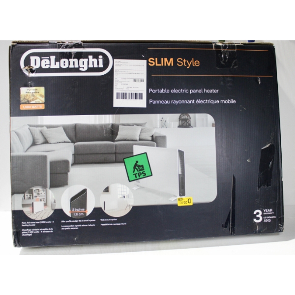 DELONGHI SLIM STYLE PORTABLE ELECTRIC PANEL HEATER