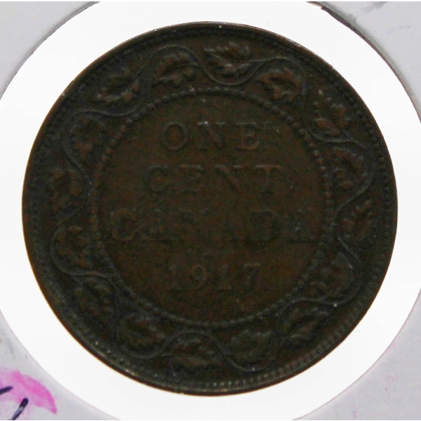 1917 CANADIAN LARGE PENNY KING GEORGE V