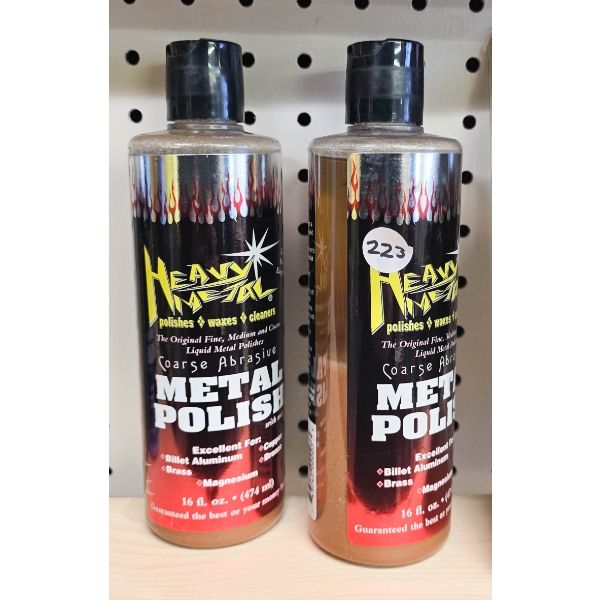 2 NEW HEAVY METAL POLISH COURSE ABRASIVE