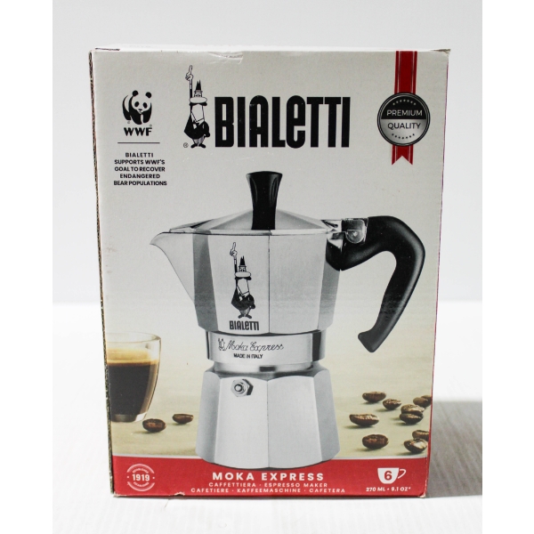 NEW 6 CUP BIALETTI MOKA EXPRESSO MAKER