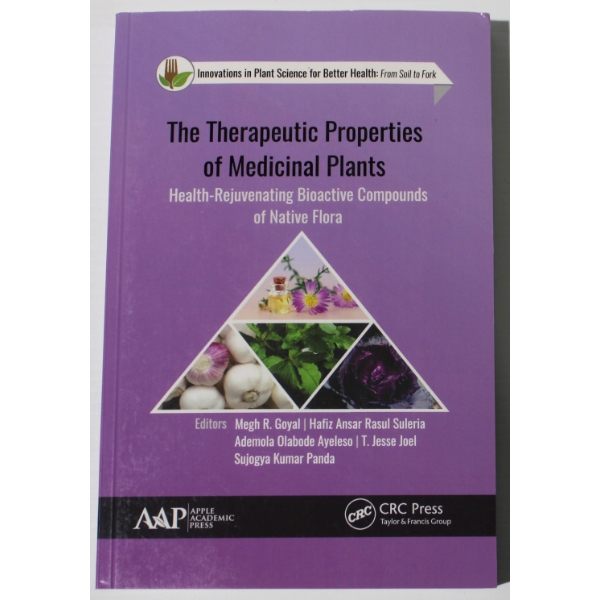 THE THERAPEUTIC PROPERTIES OF MEDICINAL PLANTS BOOK - MEGH GOYAL