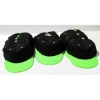 Image 1 : 12 NEW ADULT BASEBALL STYLE HATS - BLK / GREEN
