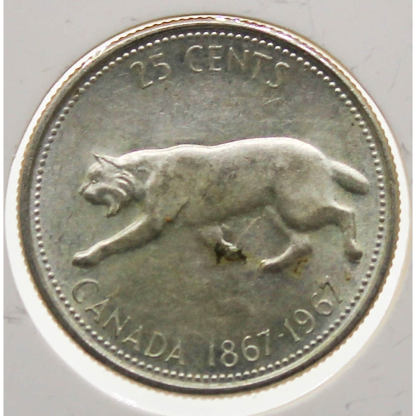 1967 CANADA CENTENIAL QUARTER