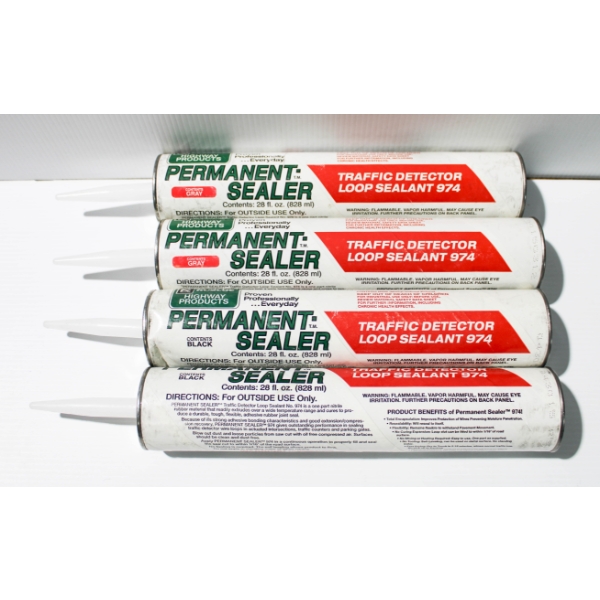  4 RUSCO PERMANENT TRAFFIC LOOP SEALANT - SIZE 828ML