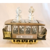 Image 1 : SAN FRANCISCO MUSIC BOX TRAIN CAR DECANTER W/ 4 GLASSES
