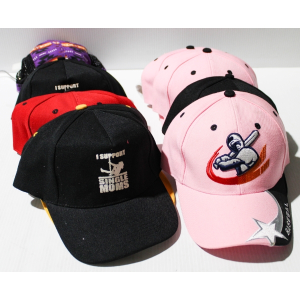 10 NEW BASEBALL HATS - ASST. STYLES & COLORS