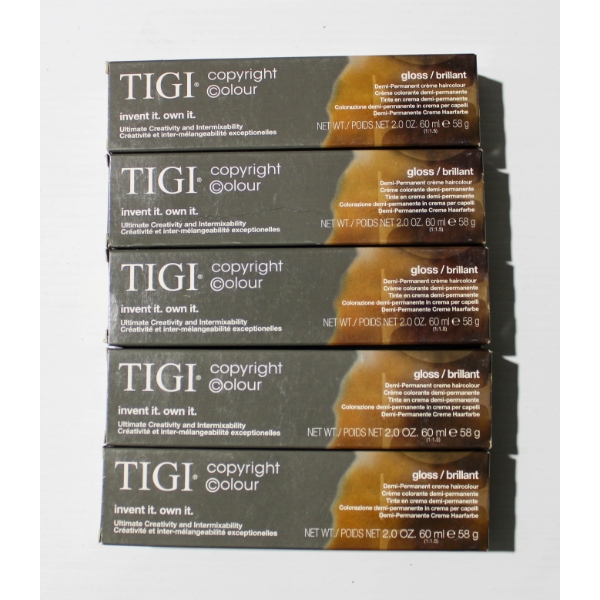 5 TIGI C. COLOR DEMI-PERMANENT PRO. HAIRCOLOR CREAM