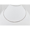 Image 1 : 10K WHITE GOLD 18" NECKLACE