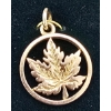 Image 1 : 10K MAPLE LEAF PENDANT