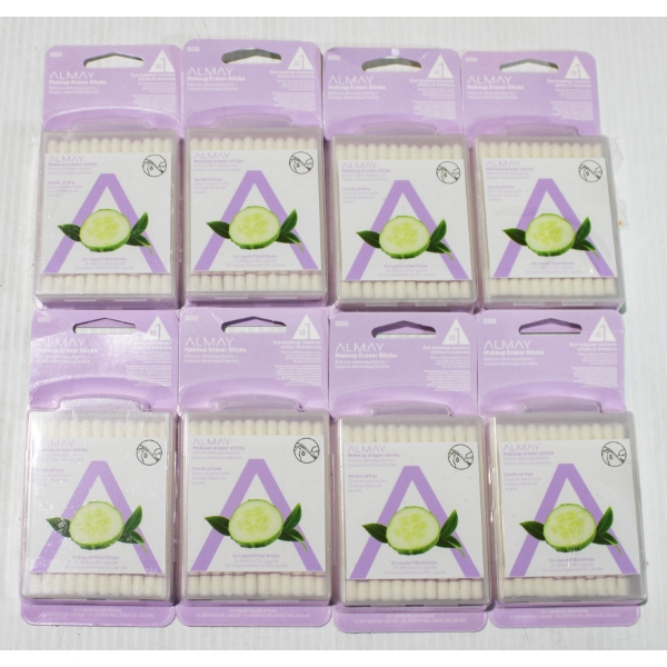8 ALMAY MAKEUP ERASER STICKS - EYE MAKEUP REMOVER