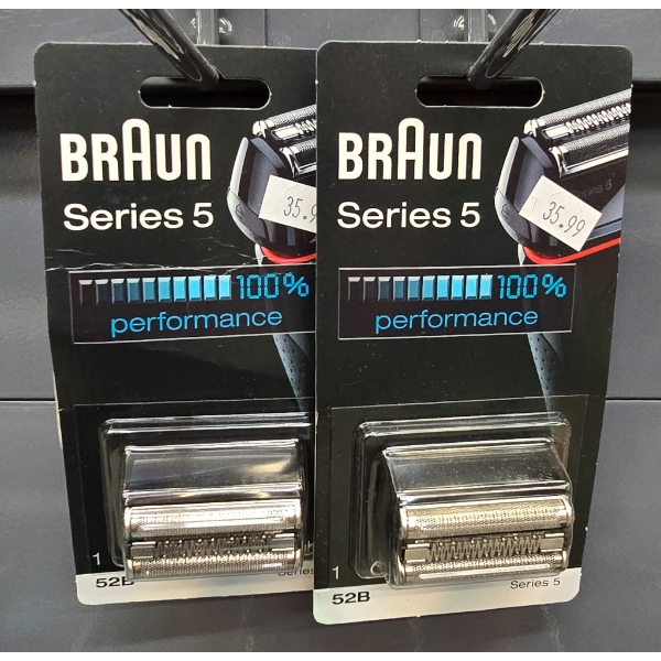 2 BRAUN SERIES 5 RAZOR BLADE HEADS