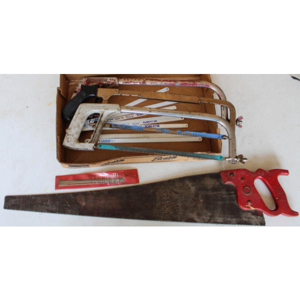 ASSORTED HAND SAWS