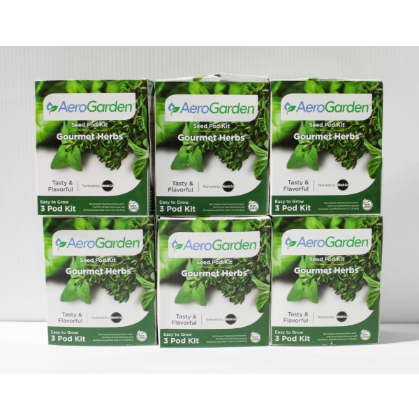 6 X 3 POD AERO GARDEN SEED POD KIT - GOURMET HERBS