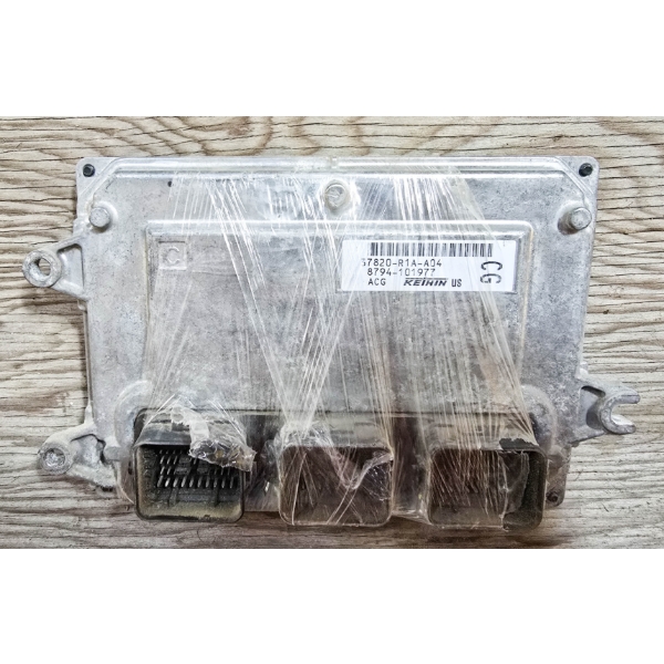 SALVAGED 2002 HONDA CIVIC ECM