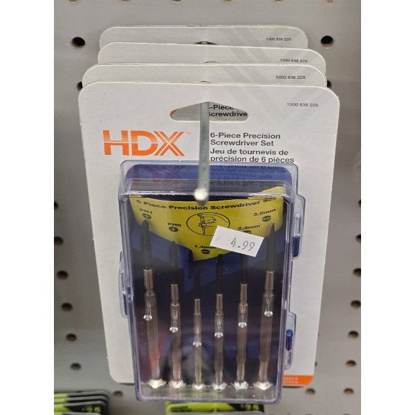 FOUR 6PCS PRECISION SCREWDRIVER SETS