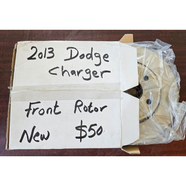 NEW FRONT ROTOR FOR 2013 DODGE CHARGER