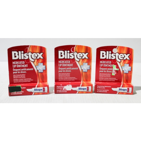 3 X 6G BLISTEX MEDICATED LIP OINTMENT 