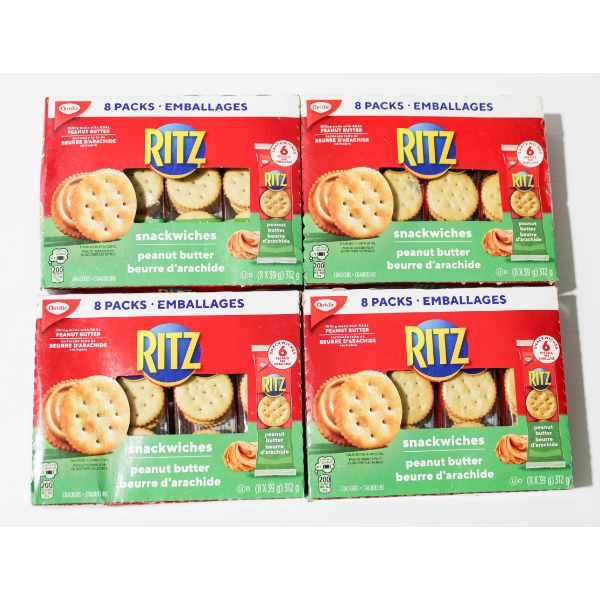 4 X 8 RITZ PEANUT BUTTER SNACKWICHES CRACKERS