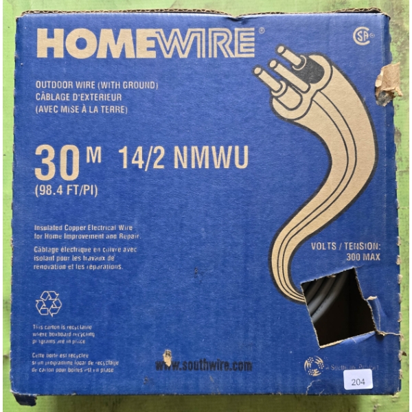 HOMEWIRE 30M INSULATED OUTDOOR WIRE