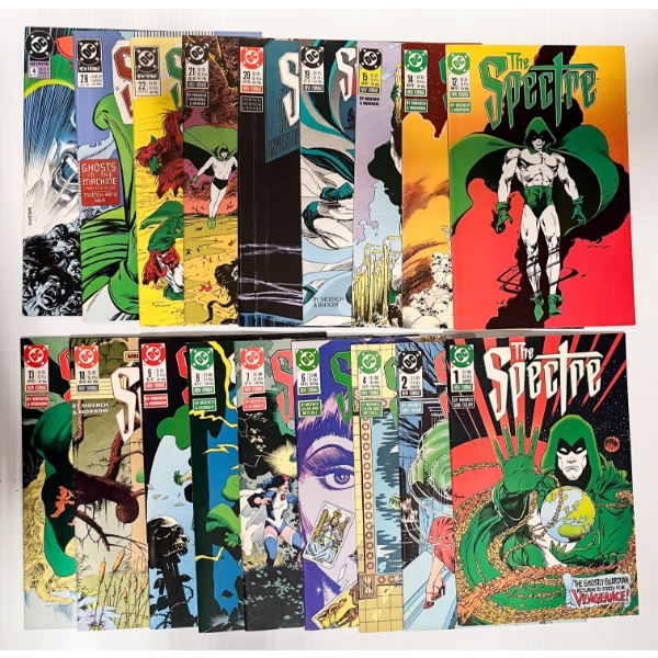 18 VINTAGE SPECTRE DC COMIC BOOKS