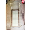 Image 2 : VINTAGE BRASS EAGLE COFFEE TABLE W/ BEVELED GLASS TOP