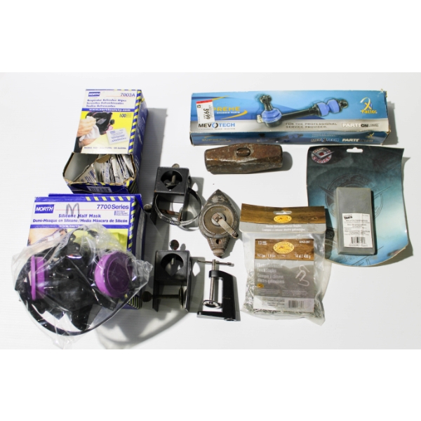 MISC. TOOLS - CLAMPS - SILICONE HALF MASK ETC.