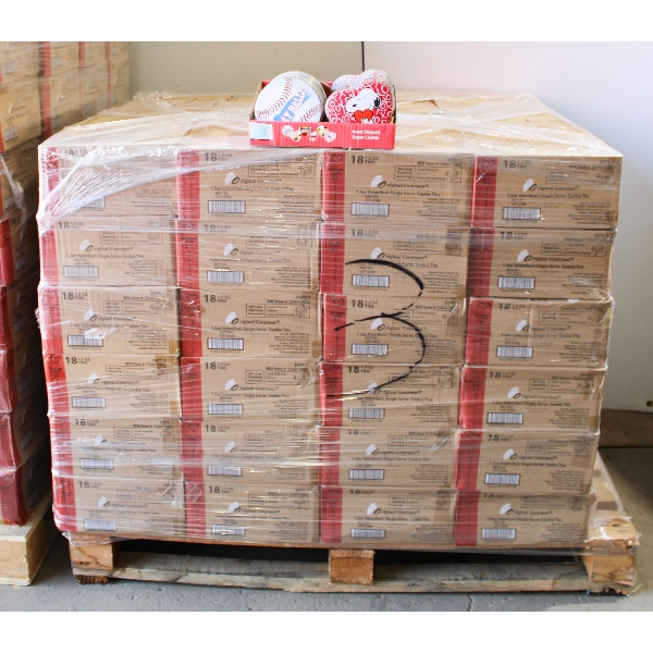 PALLET #3 ORIG. GOURMET COOKIES  BASEBALL FOOTBALL PEANUTS