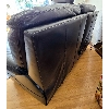 Image 4 : BLACK LEATHER ELECTRIC LOVE SEAT & RECLINER