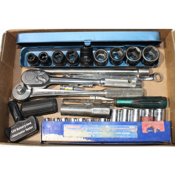 IMPACT SOCKETS - WESTWARD DEEP SOCKETS - RATCHETS ETC.