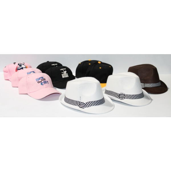 NEW BASEBALL & FELT HATS - SEX IN THE CITY ETC.